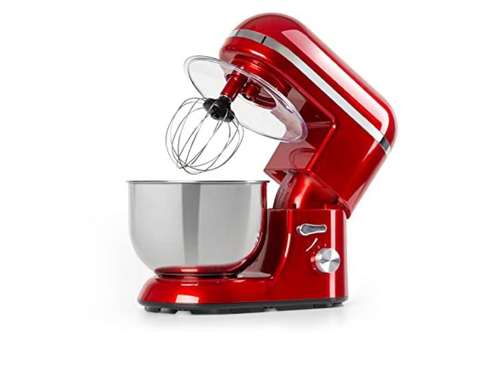 Klarstein Robot Patissier Multifonctions\, Batteur sur Socle\, Bol 5L\, Robot Cuisine 2000W\, Crochet à Pâte\, Multifonction\, Petrin a Pain\, Batteur Electrique Cuisine\, Rotation Planétaire 6 Vitesses