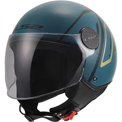 LS2 OF558 Sphere Lux II Minim Jethelm blau-tuerkies 06 - XS (53/54)