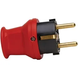 Kopp 179712001 Schutzkontakt-Stecker Einsatz:Polyamid/Kappe:PVC bruchfest