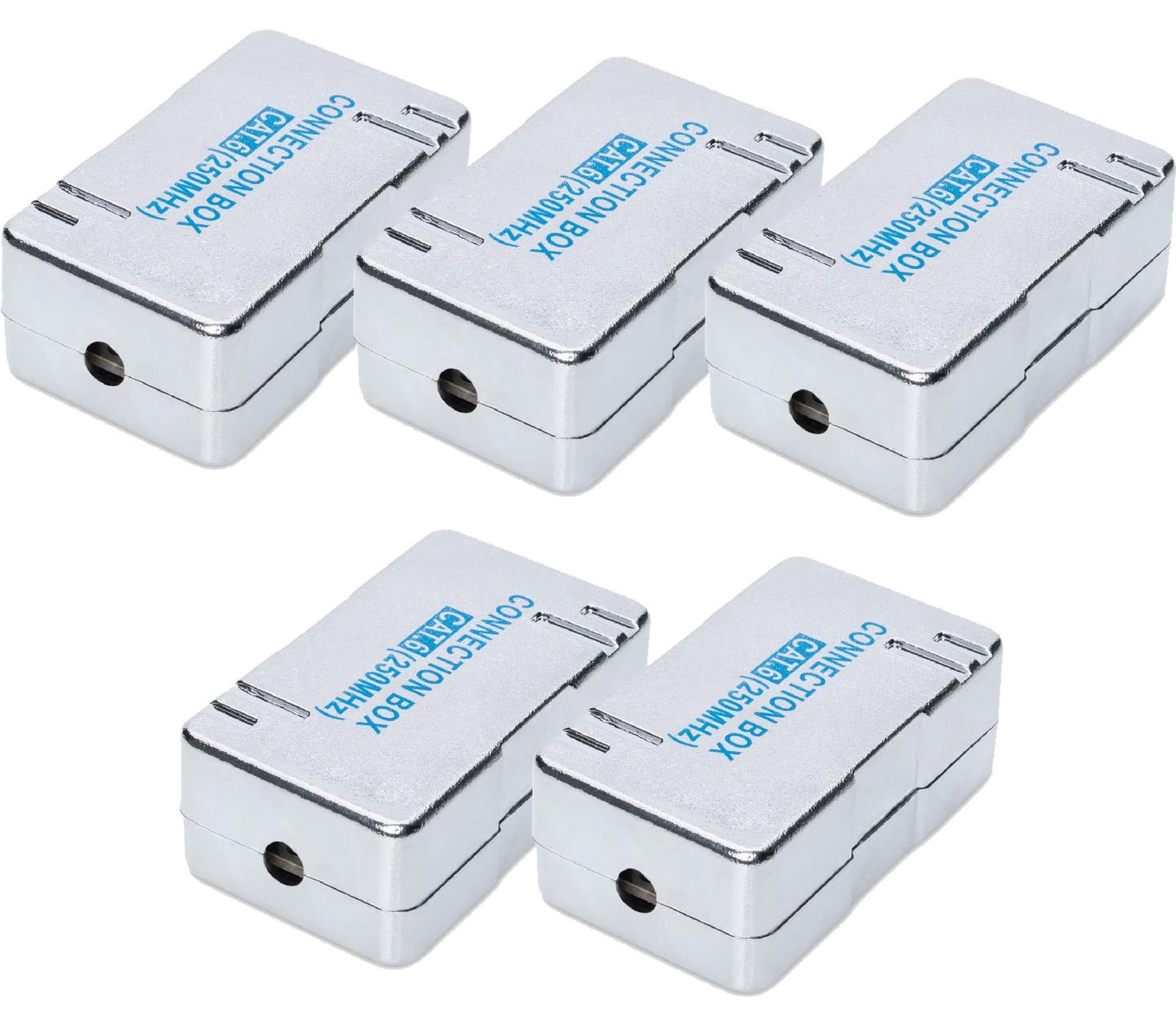 DIGITUS DN-93903-5 verbindingsmodule Cat.6 voor twisted pair kabels, set van 5 stuks