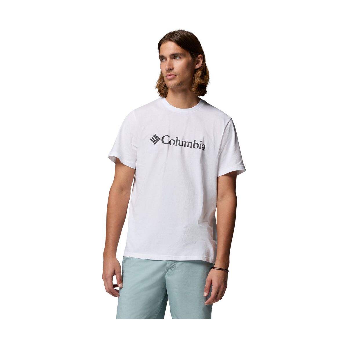 Columbia Men's CSC Basic Logo T-shirt white, gem columbia (100) S 215500-2155001-100-S
