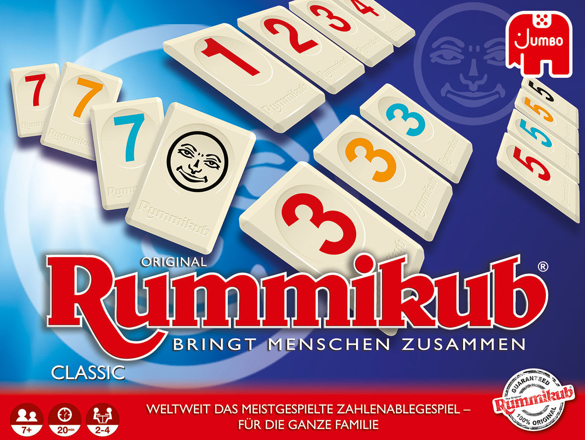 Spiel JUMBO "Original Rummikub Classic", bunt, Spiele, Kinder, Spiel