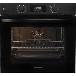 PRIVILEG Einbaubackofen "PBA2S85HU1K", Energieeffizienz: A+ (A+++-D), schwarz, B:56cm H:60cm T:55,5cm, Backöfen, Schonendes Garen dank des Turn&Go Dampfprogrammes für beste Ergebnisse, Einbaubackofen