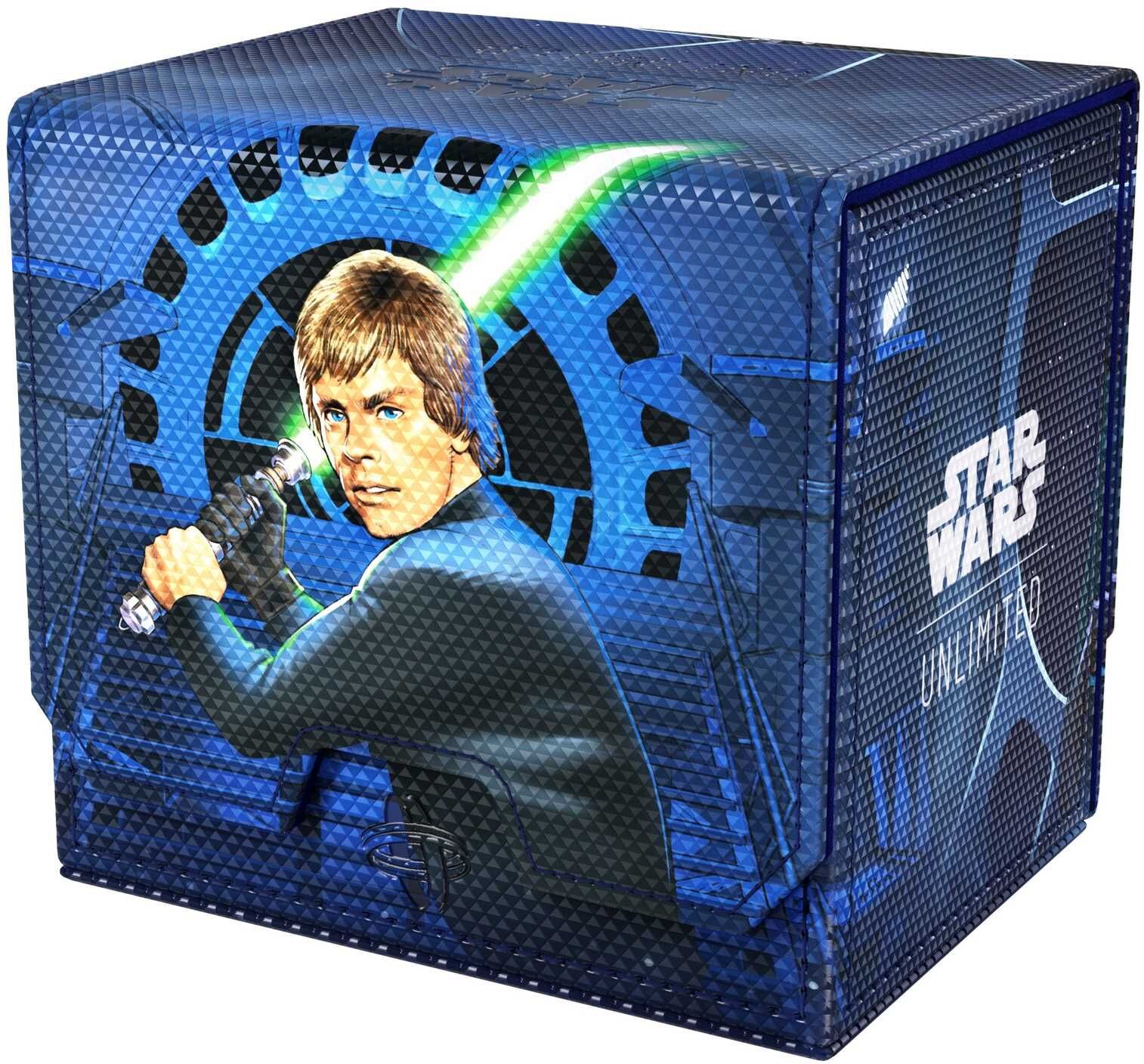 Gamegenic Star Wars: Unlimited Deck Pod – Jedi Luke Skywalker ; Emperor Palpatine, Official Deck Storage, 60-Card Capacity