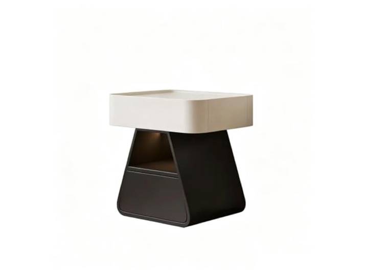 ZengL263NgS Schlank und platzsparend Minimalist Bedside Table Solid Wood Storage Edge Cabinet(Mittel)