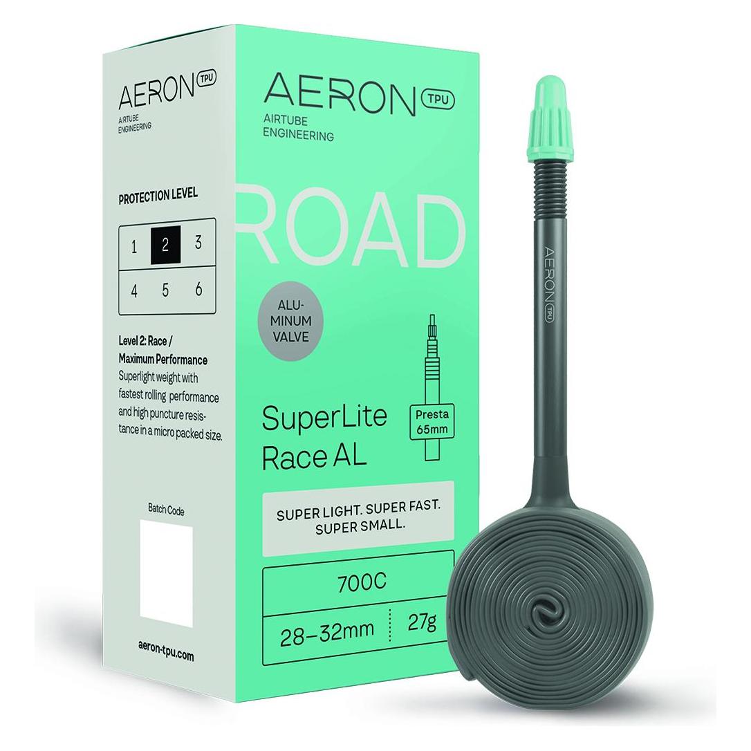 Aeron Schlauch mit Prestaventil (Presta (SV), 28", 65 mm) (33330010)