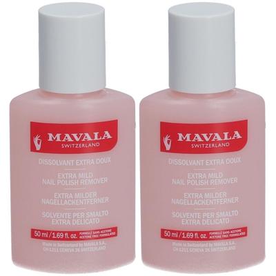 Mavala Dissolvant Rose 50 ML x2 2x50 ml Nagellackentferner