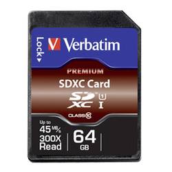 Verbatim Premium SDXC-Karte 64 GB Class 10, UHS-I 44024