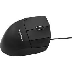 Contour Design UniMouse wired Maus Kabelgebunden Optisch Schwarz 7 Tasten 800 dpi, 1000 dpi, 1200 dpi, 1400 dpi, 1600 dpi, 2000 dpi, 2400 dpi, 2800 dpi, 3400 CDUMBK21001