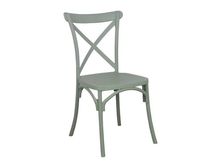 Oviala - Chaise de jardin en plastique style bistrot