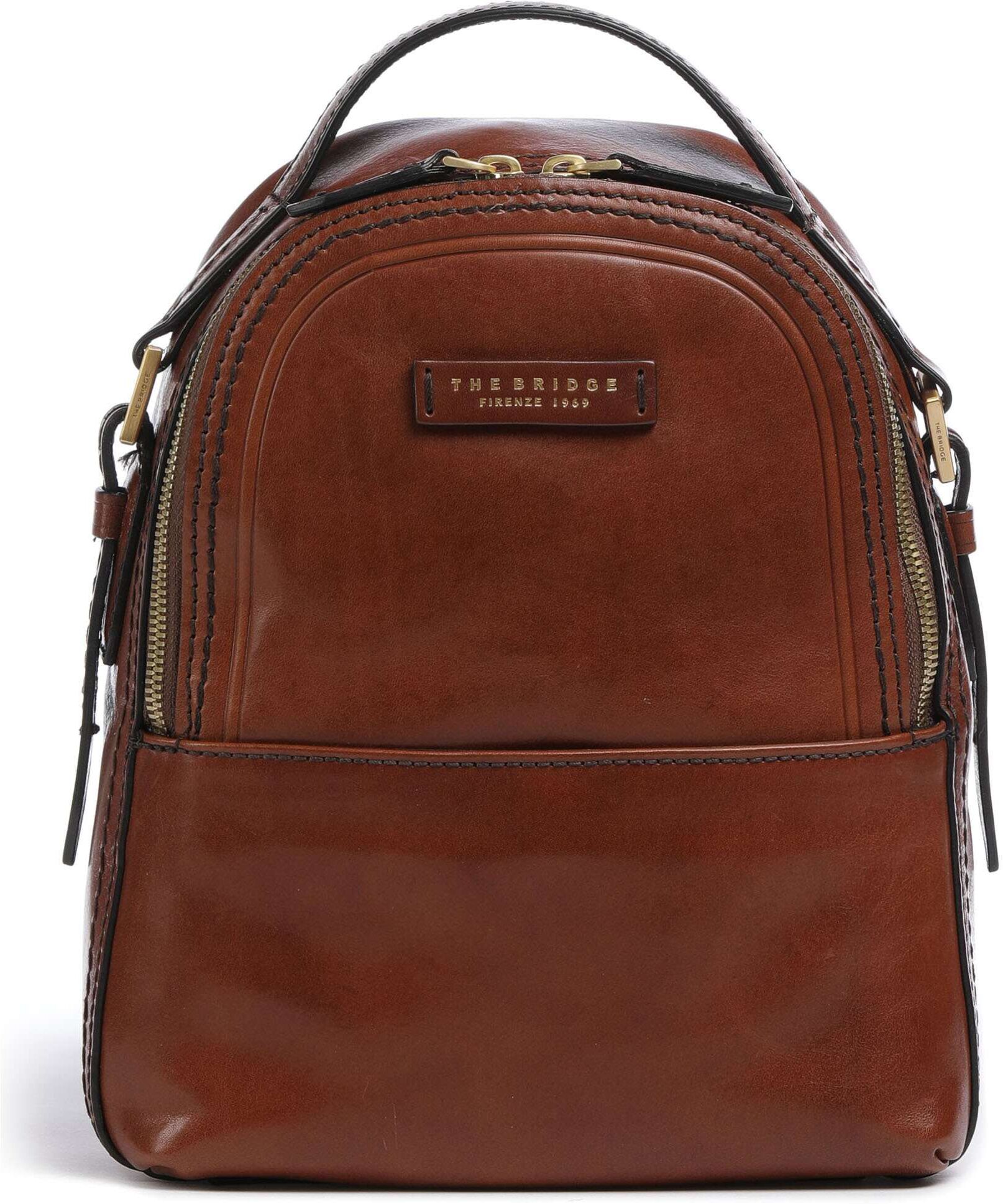 The Bridge Pearldistrict S Rucksack aus Leder, braun