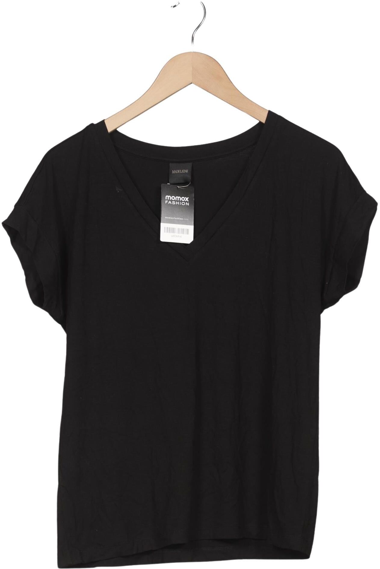 Madeleine Damen T-Shirt, Schwarz, Gr. L, kein / Etikett - Second Hand