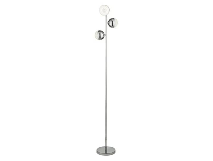 Searchlight Stehleuchte, 3 Leuchten, Metall, Aluminium, Chrom