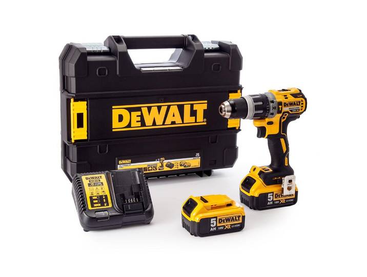 Akku-Schlagbohrschrauber DEWALT DCD , gelb, Bohrmaschinen, Akku-Schlagbohrschrauber