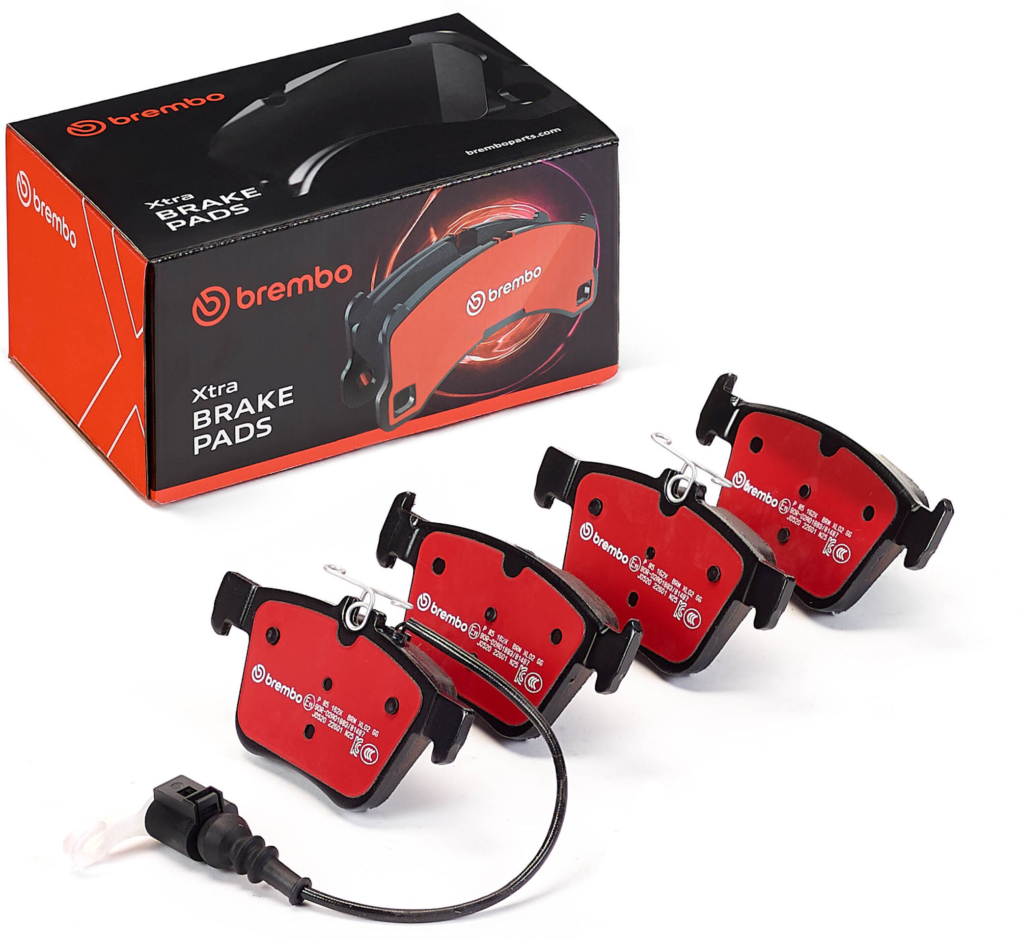 Brembo Bremsbelagsatz, Scheibenbremse P85162x Für Vw Audi