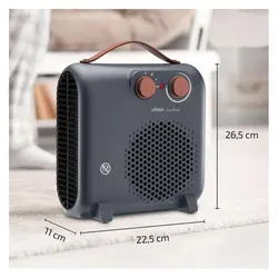 Ufesa 83105722, Heizlüfter, Grau