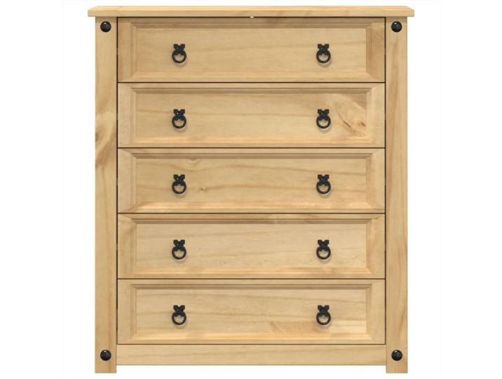SALE d'hiver  Commode de rangement - Burke - desgin moderne Corona 80x40x89 cm bois massif de pin CC26