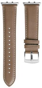Everyday Crate Honor Watch 5 Genuine Leather Watch Band Adjustable Leather Watch Strap Pointed Tail Replacement brown