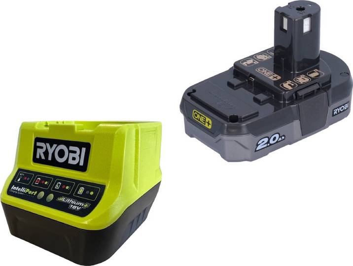 Ryobi RC18120-120 18V Li-Ion accu Starterset (1x 2.0Ah accu) + lader - 5133003368