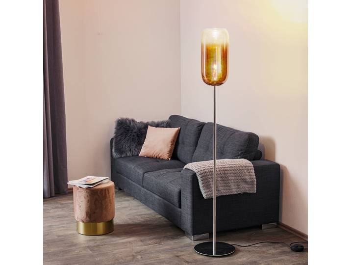 Gople Lampadaire Copper - Artemide - Salon / séjour - Design - Verre - Avec abat-jour