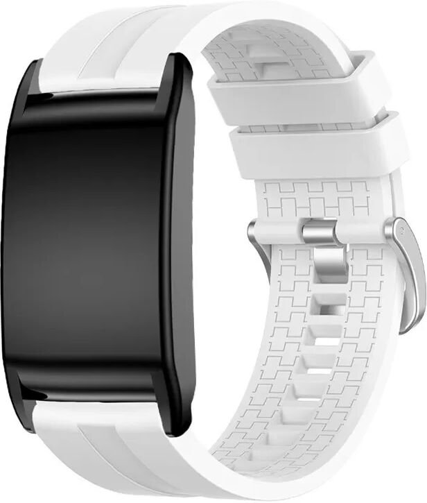 INF Weißes Silikonarmband kompatibel mit WHOOP 5.0/WHOOP 4.0 – Stilvolles Ersatzarmband