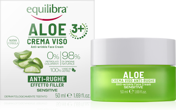 Equilibra Aloe Crema Viso Anti-Rughe Effetto Filler 50ml