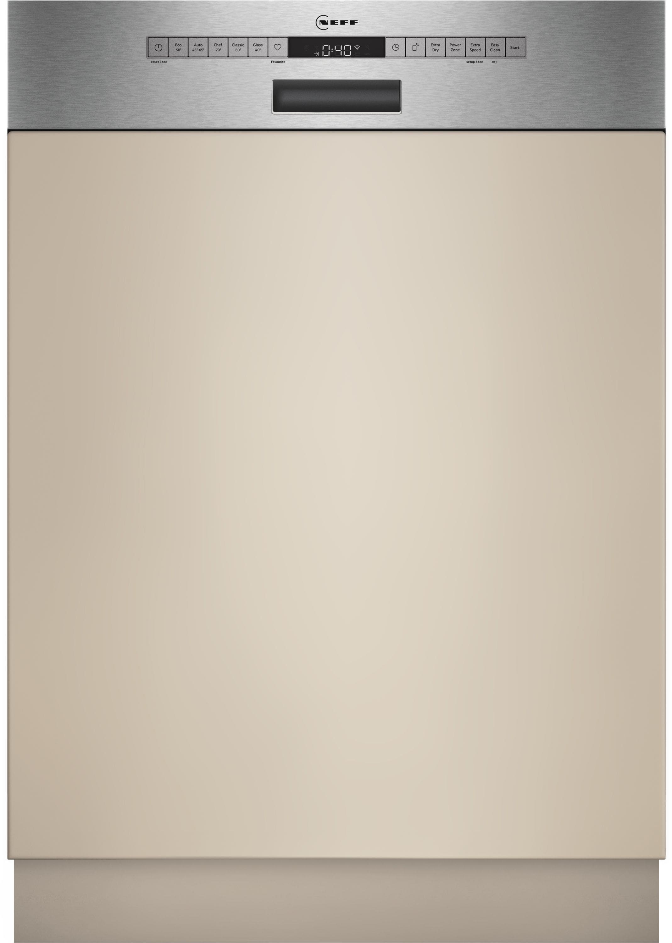 Neff N50 S245ECS15E 60 cm Geschirrspüler Teilintegriert Sehr leise 14 Maßgedecke aquaStop Funktion Wärmetauscher