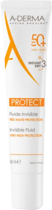 A-DERMA Protect Fluido Solar Invisible SPF 50+ 40 ml