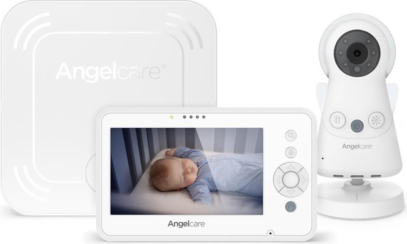 Angelcare AC25 Bewegings- en ademhalingsmonitor met videofunctie