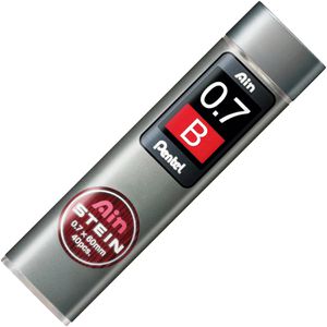 Pentel Druckbleistiftminen Ain Stein C277-BO, B, Hi-Polymer, 0.7mm, 40 Stück