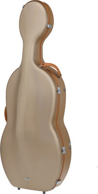 Gewa Pure VC Case Polycarb. Gold Schwarz