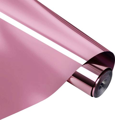 Loklik Permanent Klebefolie Vinyl Spiegelnd-Metallic 30.5 x 180 cm Folie Roségold