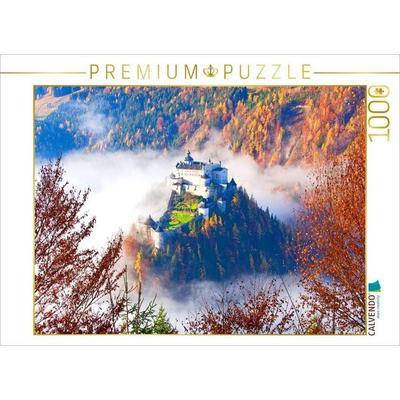 CALVENDO Puzzle Ein Motiv aus dem Kalender Die Festung Hohenwerfen | 1000 Teile Lege-Größe 64x48cm Foto-Puzzle für glückliche Stunden, Game von ,