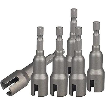 Flügelmuttern-Bohrer-Set, Hurricane-Flügelmuttern-Schraubendreher, Power-Flügelmuttern-Schraubendreher, Steckschlüssel-Werkzeug-Set, 1/4-Zoll-Sechskantschaft, Stahlbohrer, Bits für Plattenmuttern,
