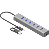 USB-C Charging Metal HUB 7 Port, USB-Hub