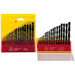 6x Easy Work, Bohrereinsatz, HSS-Metallspiralbohrersatz 1 - 10 mm