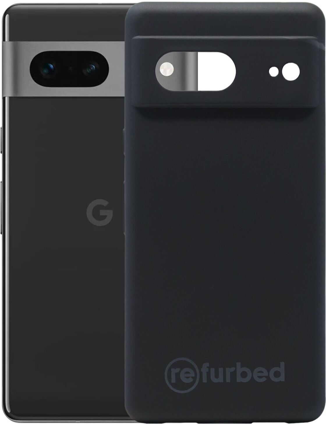 refurbed Étui téléphone silicone   Google Pixel 7   noir - Refurbished