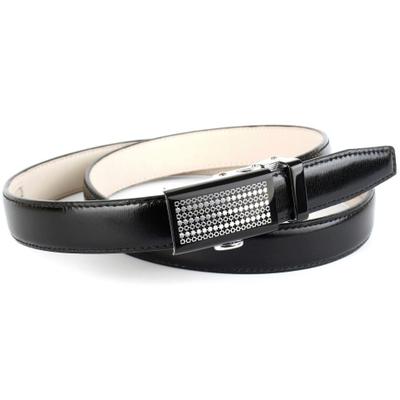 Ledergürtel ANTHONI CROWN, Damen, Gr. 100, schwarz, Leder, unifarben, Gürtel Ledergürtel, Schmaler Business-Ledergürtel