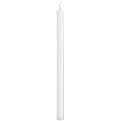 IB Laursen Dünne hohe Kerze 20 cm, Ø 1,3 cm, weiß