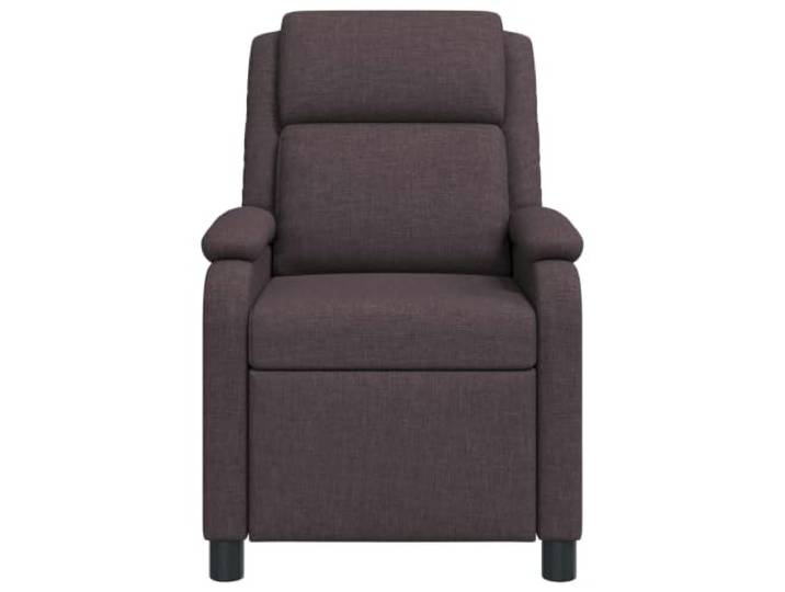 Sessel Recliner Dunkelbraun Stoff mit Einstellbarem Winkel Verstellbarer Winkel von 115°-160°, Metall und Ingenieurholz, 100% Polyester, moderner Stil