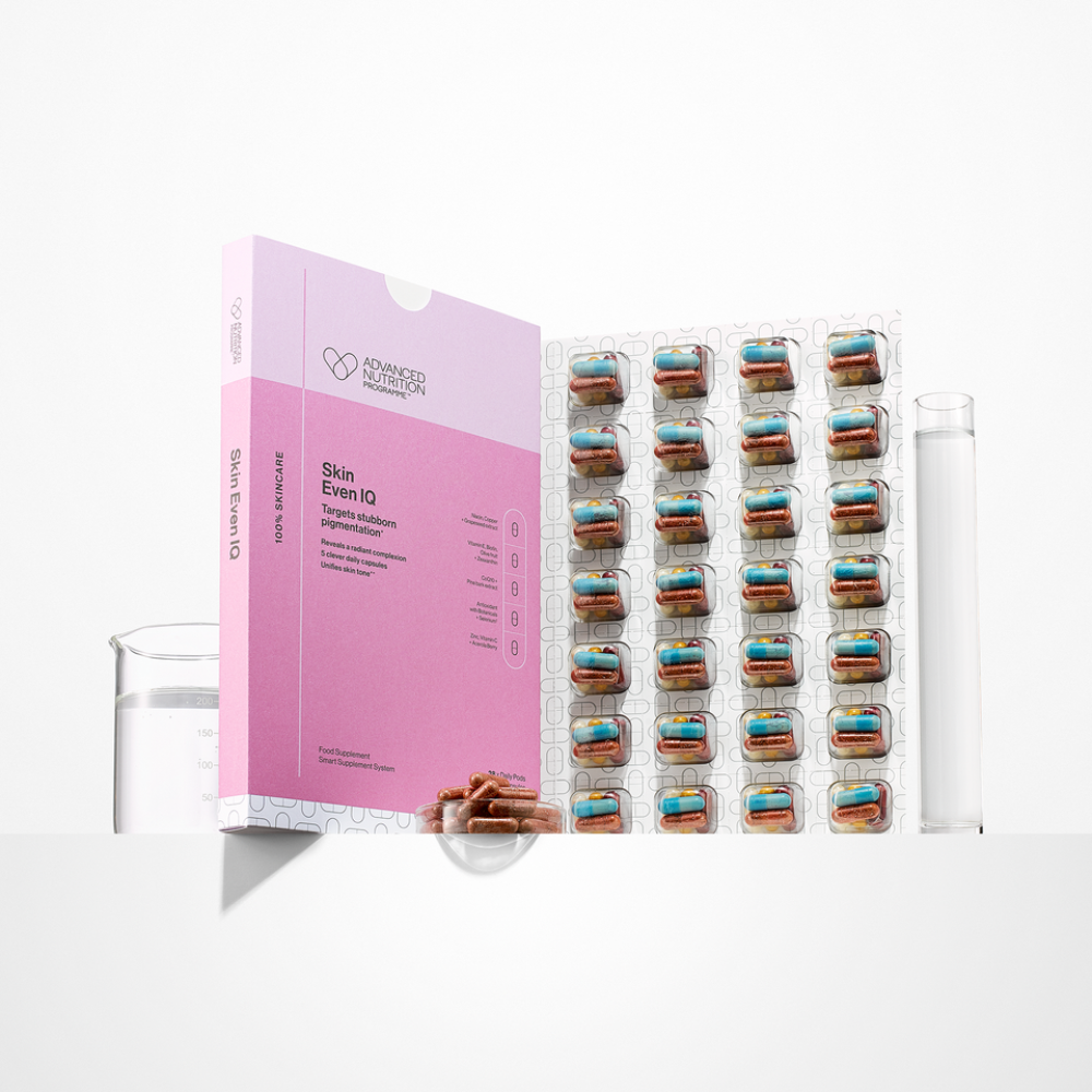 Advanced Nutrition Programme Skin Even IQ Pigmentation Food Supplement 140&nbsp;caps.