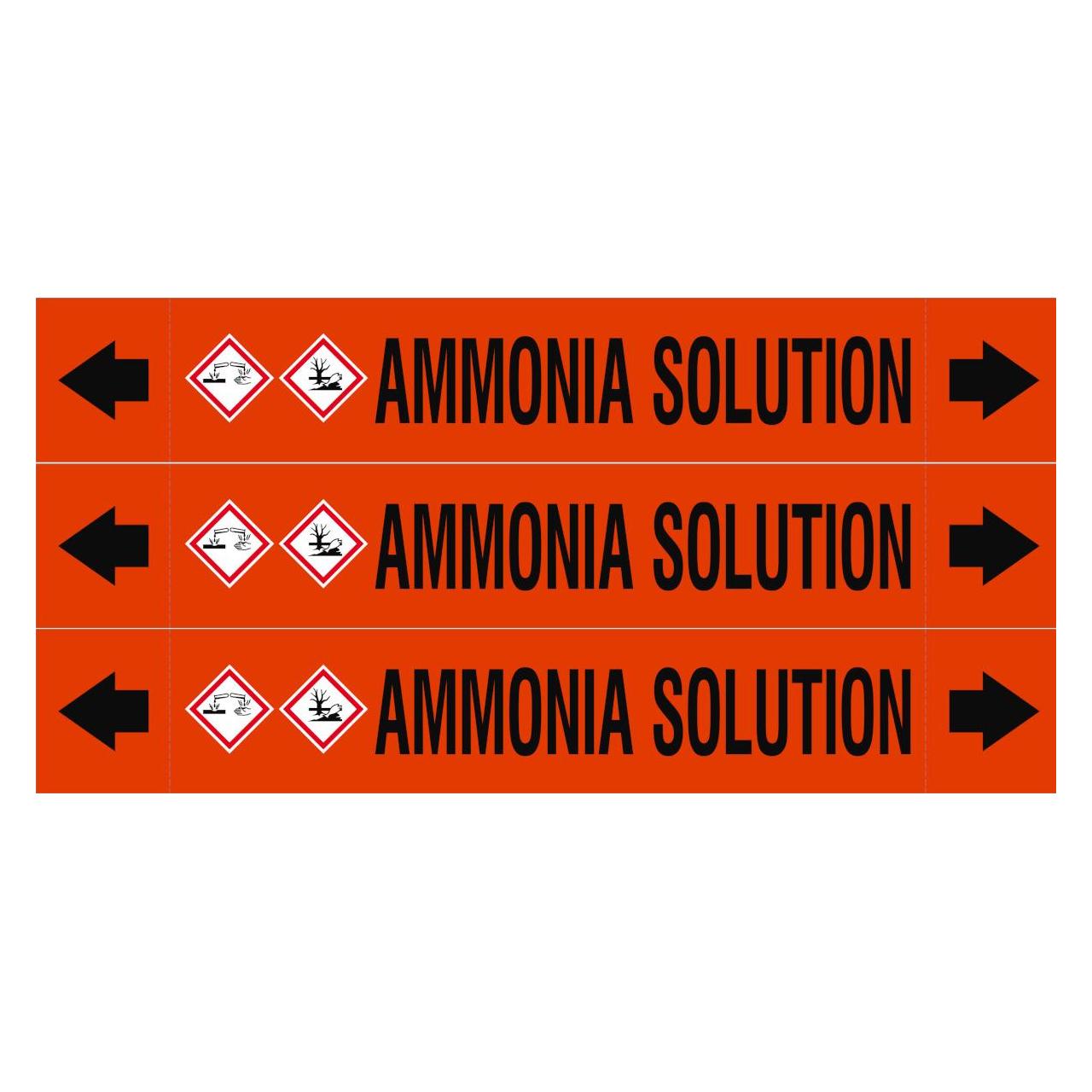 Brady ASME - Rohrmarkierer - Ammonia Solution (312944)
