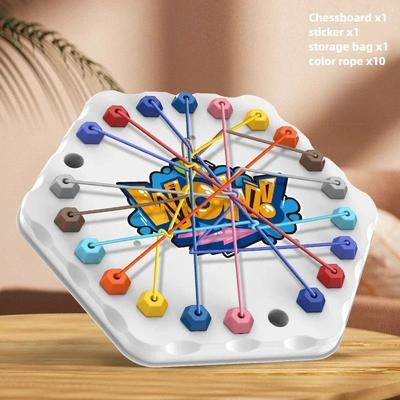 Useful Little Things Color Rope Puzzle Board Game Logic Thinking Challenge For Kids white