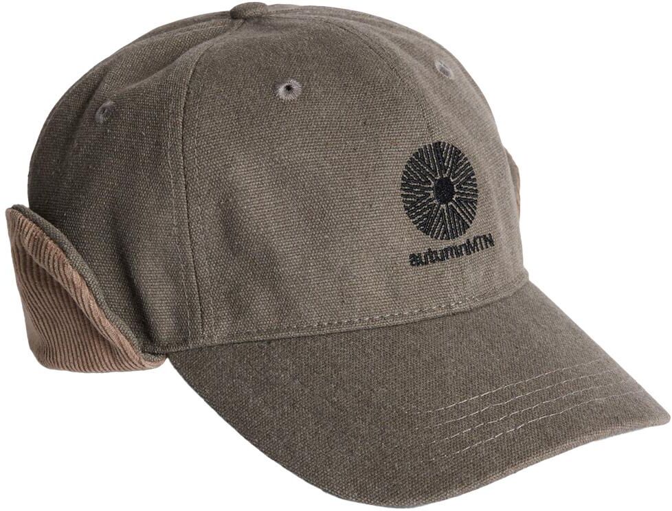 Autumn  - Washed Canvas Flap Cap Pebble - Casquette