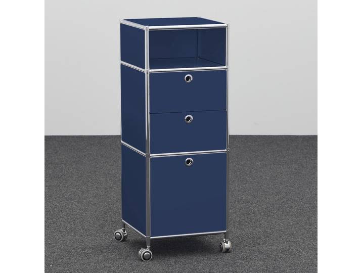 Büro Caddys System4 Blau, Neu
