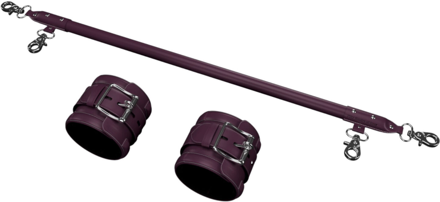 Fifty Shades of Grey Entwined Passion - leg spreader with ankle cuffs (purple)