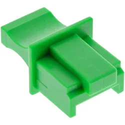 INLINE Staubschutz, für RJ45 Buchse grün 10er Blister