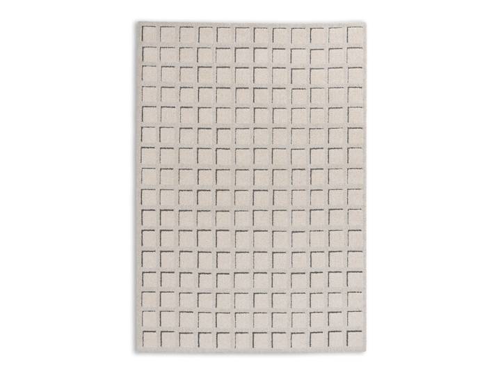 Hochflorteppch Amaze Kästchen 140 x 200cm Beige/Beige
