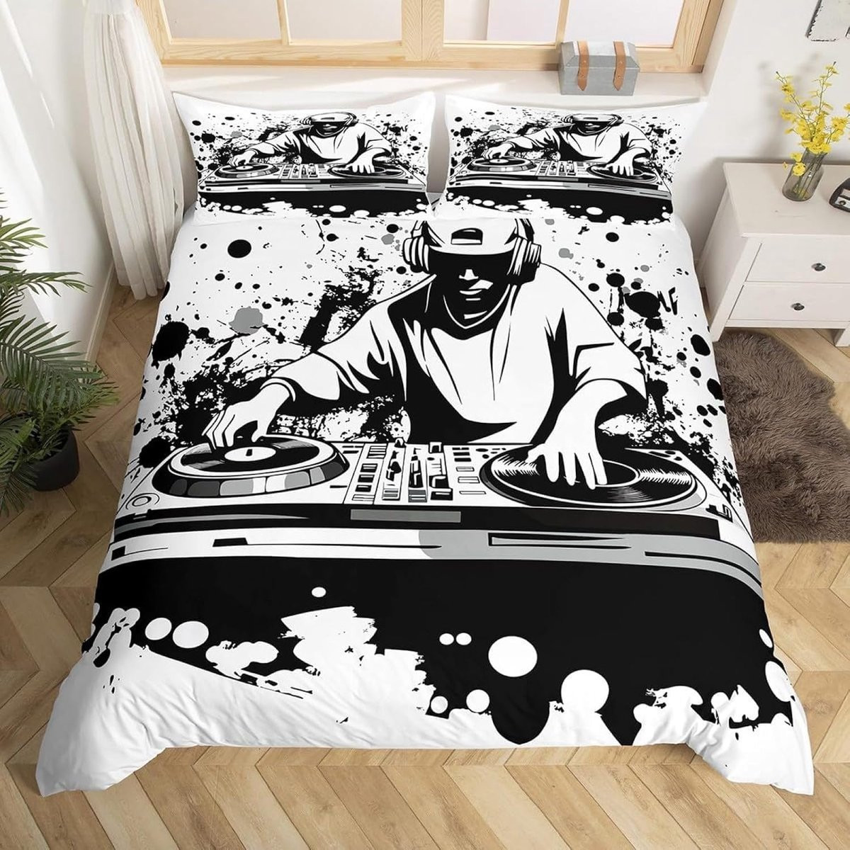 Dekbedovertrek Set Dj Rock voor Kinderen - 155 x 220 cm