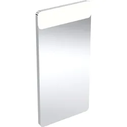Geberit Option Square Lichtspiegel Beleuchtung oben, Aluminium gebürstet, 40x80 cm, LED-Beleuchtung